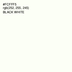 #FCFFF5 - Black White Color Image